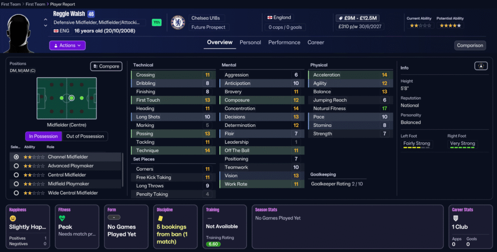 Chelsea FM26 Guide